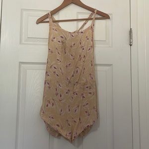 Acacia snapper overall island orchid silk S